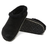 BIRKENSTOCK Zermatt Premium Suede Leather-Black at Gravity NYC